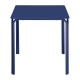 Bolero Adeline stalen vierkante tafel 700mm donkerblauw