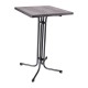 Limburg Vintage Inklapbare Statafel Vierkant 70 x 70 x 110 cm - Attends