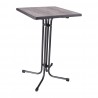 Limburg Vintage Inklapbare Statafel Vierkant 70 x 70 x 110 cm - Attends
