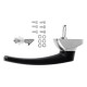 Buffalo handgreep - polyamide reserveonderdeel voor CU769 en HZ488