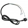 Buffalo Power Cord Assembly – Reserveonderdeel Rubber Zwart