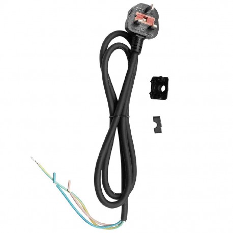 Buffalo Power Cord Assembly - Zwart Reserveonderdeel voor DA957
