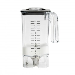 Hamilton Beach Commerciële Air Whip Opschuimpot - Polycarbonaat, Helder