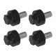 Polar stelvoeten (4 stuks) - metalen reserveonderdeel voor UA058