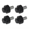 Polar stelvoeten (4 stuks) - metalen reserveonderdeel voor UA058