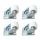 Polar Zwenkwielen (4 stuks) – Metalen Reserveonderdeel