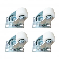 Polar Zwenkwielen (4 stuks) – Metalen Reserveonderdeel