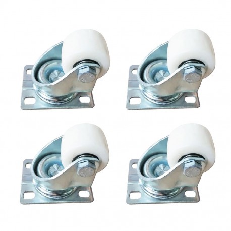 Polar Zwenkwielen (4 stuks) – Metalen Reserveonderdeel