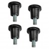 Polar stelvoeten (set van 4) – PVC reserveonderdeel voor DB109 & PG005