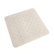 Mitre Essentials rubber douchemat met zuignappen 53 x 53 cm - Wit