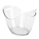Beaumont Plastic Wine Cooler Transparant 8L – Kunststof Wijnkoeler