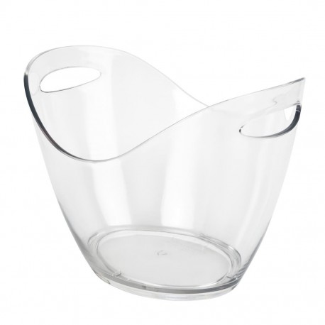 Beaumont Plastic Wine Cooler Transparant 8L – Kunststof Wijnkoeler