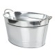 Beaumont gegalvaniseerd stalen champagnebowl – 25L