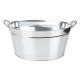 Beaumont gegalvaniseerd stalen champagnebowl – 25L