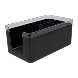 Olympia Kristallon Bar Caddy Zwart ABS – 7 Vakken