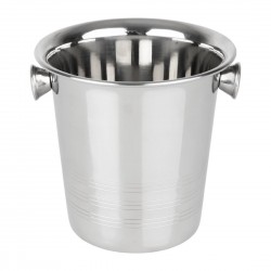 Olympia RVS ijsemmer met handvatten 1050ml - zilver