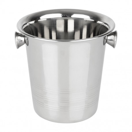 Olympia RVS ijsemmer met handvatten 1050ml - zilver