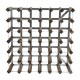Wijnrek donker hout voor 42 flessen - Traditional Wine Racks