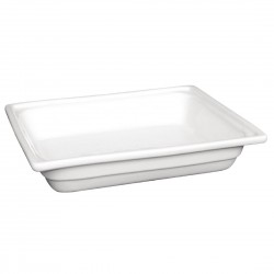 Olympia Whiteware GN 1/2 Schaal 100mm Diep – Porselein Wit