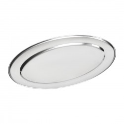 Olympia RVS Ovaal Dienblad 220mm - Zilver