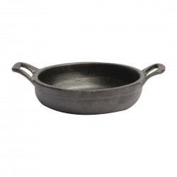 Comas minipan 2 oren 12cm – gietijzeren mini braadpan voor buffet presentatie