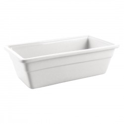 Olympia Whiteware GN 1/3 schaal 100mm diep – porselein wit