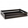 APS Superbox buffetkrat GN 1/1 zwart – stapelbare houten buffetkrat