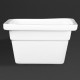 Olympia Whiteware GN 1/6 schaal 100mm diep – porseleinen buffetschaal wit