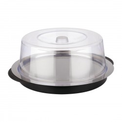 APS gekoelde buffetdisplay rond 350mm - Polystyreen, Helder