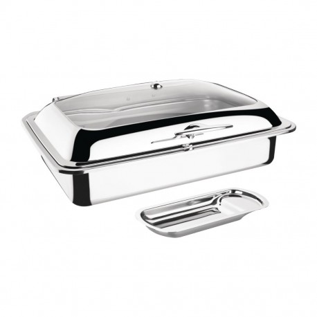Olympia GN 1/1 inductie chafing dish – RVS 304, zilver