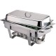 Olympia Milan Chafing Dish Voordeelset x2 met Vloeibare Brandpasta x72