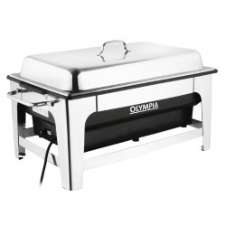 Olympia elektrische chafing dish GN 1/1 - RVS, zwart, 13,5L