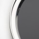 Olympia RVS antislip dienblad rond 35,5 cm – zwart