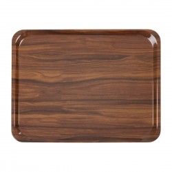 Cambro Capri Dienblad Walnoot 36x46 cm - Melamine, Bruin (24 stuks)