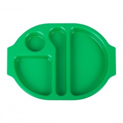 Olympia Kristallon dienbladen met vakken 37,5x27,8cm groen (10 stuks)