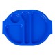 Olympia Kristallon dienbladen met vakken 37,5x27,8cm blauw (10 stuks)