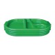 Olympia Kristallon dienbladen met vakken 32,2x23,6cm groen (10 stuks)
