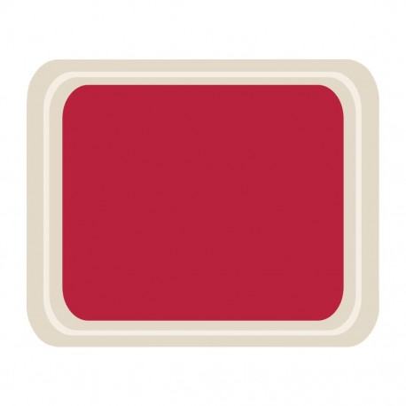 Roltex Original dienblad rood 42x32 cm - polyester & glasvezel