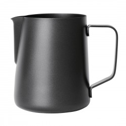 Olympia zwarte anti-kleef melkschuimkan 570ml – RVS
