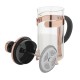 Olympia moderne cafetière koperkleur 35cl – RVS & glas