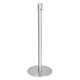 Bolero Vlakke Basis Barrièrepalen - Geborsteld RVS (2 stuks)