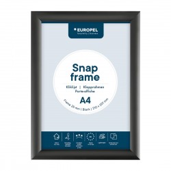 Europel Kliklijst A4 25mm Zwart – DTM Primera Display Sign