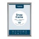 Europel Klaplijst A2 25mm Zilver – DTM Primera Display Sign van Geanodiseerd Aluminium