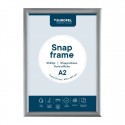 Europel Klaplijst A2 25mm Zilver – DTM Primera Display Sign van Geanodiseerd Aluminium
