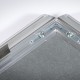 Europel Klaplijst A2 25mm Zilver – DTM Primera Display Sign van Geanodiseerd Aluminium