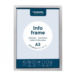 Zelfklevende Infolijst A3 Zilver – Set van 2 Stuks | DTM Primera