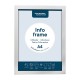 Zelfklevende Info Frame Set A4 Zilver – DTM Primera, 2 stuks