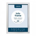 Zelfklevende Info Frame Set A4 Zilver – DTM Primera, 2 stuks