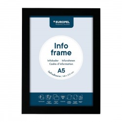 Zelfklevend Info Frame A5 Zwart - Set van 2 | DTM Primera