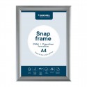 Europel Clicklijst A4 25mm Zilver – Display Sign van Geanodiseerd Aluminium